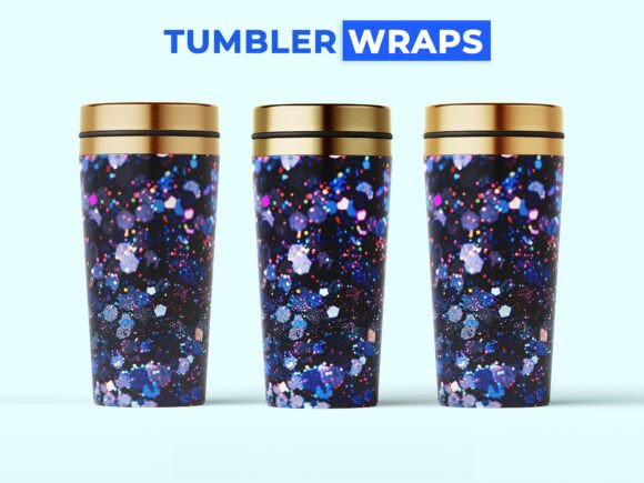 3D Blue Glitter Sparkling Tumbler: A Functional Asset for Modern Workflows