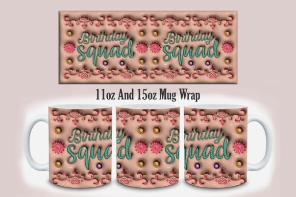 3d Inflated Birthday Squad Mug Design: The Ultimate Guide for Custom Celebrations