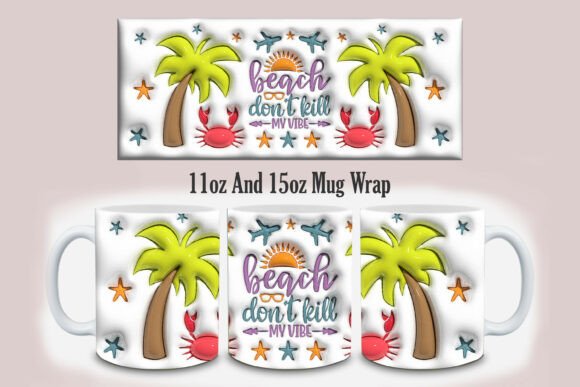 3D Inflated Boho Summer Mug Design: A Comprehensive Guide
