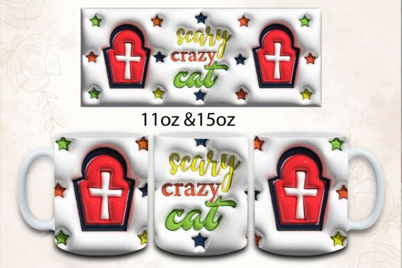 3d Inflated Scary Crazy Cat Png Mug: A Practical Guide for Creators and Printers
