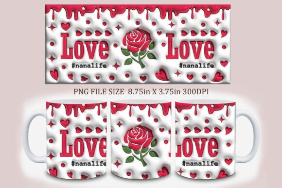 Bringing 3d Inflated Love Nanalife Mug Design to Life: A Guide for Creators and Consumers
