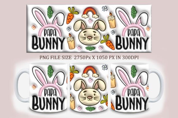 Bringing the 3D Inflated Papa Bunny Mug Design to Life: A Comprehensive Guide for Creators
