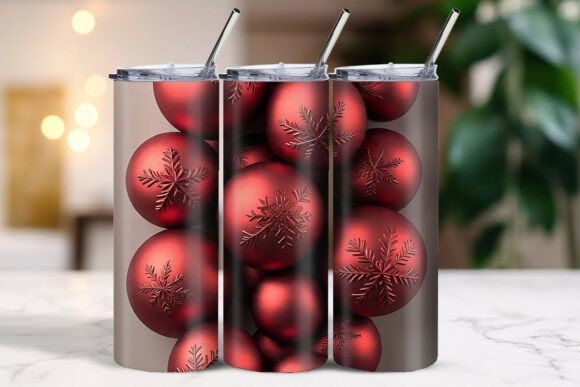 Christmas Tree Smooth Bells Tumbler Wrap