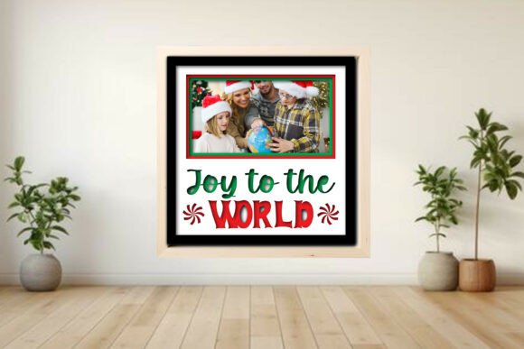 Crafting Holiday Magic: The Joy to the World Photo Frame Shadow Box Project
