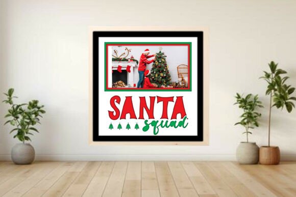 Crafting Holiday Memories: The Santa Squad Photo Frame Shadow Box Project