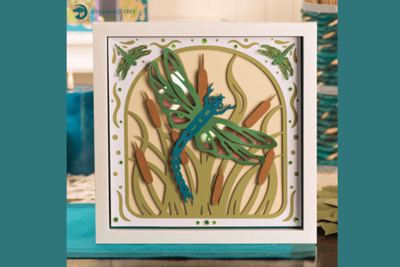 Dragonfly Paper Sculpture SVG: A 3D Craft Guide