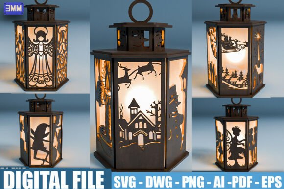 Evaluating the 3D Christmas Lantern Bundle SVG DXF for Laser Cutting Projects
