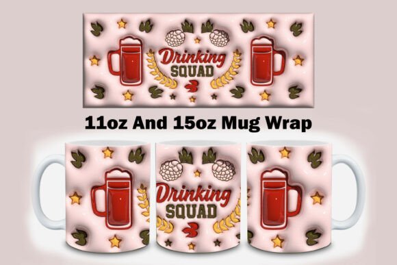Mastering the 3d Inflated Drinking Squad Mug Design for Print-on-Demand Success