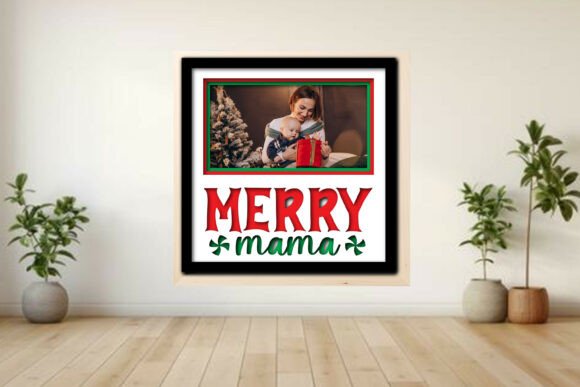 Merry Mama Photo Frame Shadow: A Layered Holiday Memory Project