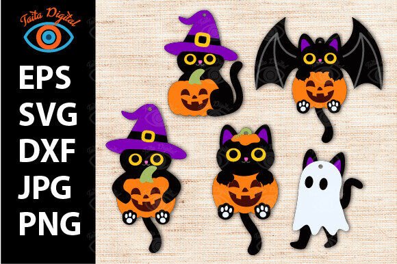 The Black Cat with Pumpkin Silhouette: A Modern Staple for Digital Cutting Workflows