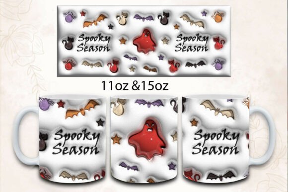 Understanding the Appeal and Utility of 3d Inflated Spooky Season Png Mug Design