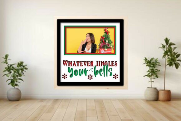 Whatever Jingles -- Photo Frame Shadow: A Practical Guide to Layered Holiday Decor